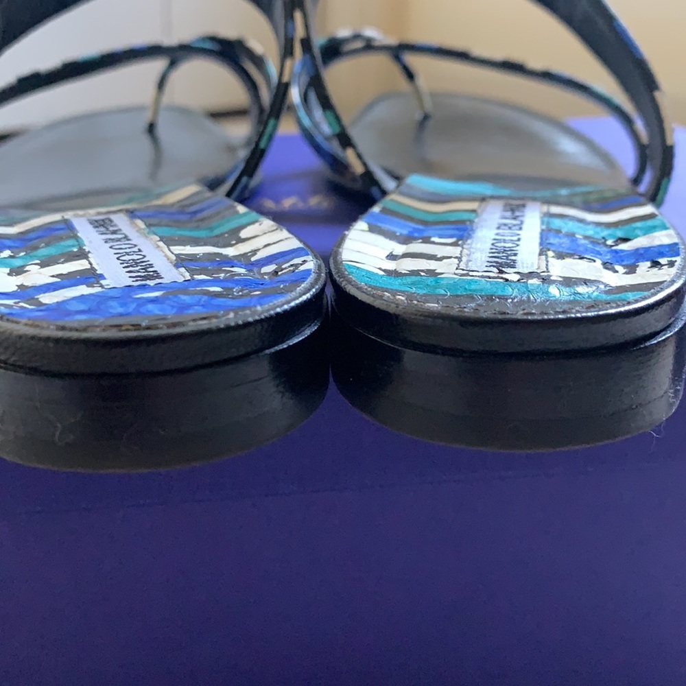 MANOLO BLAHNIK Susa sandal snakeskin - Picture 12 of 12